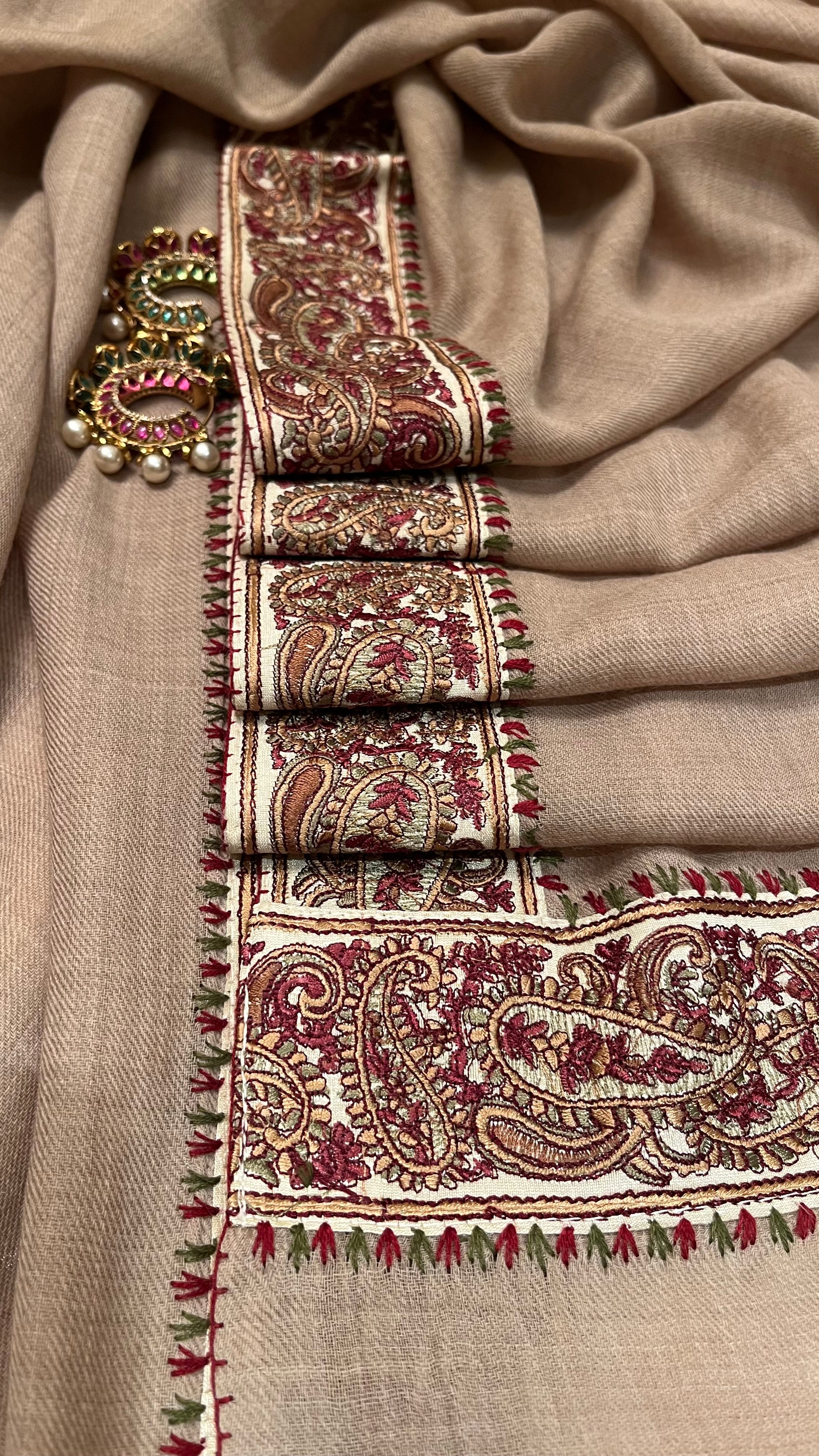 Pashmina-Kashmiri embroidered Shawl