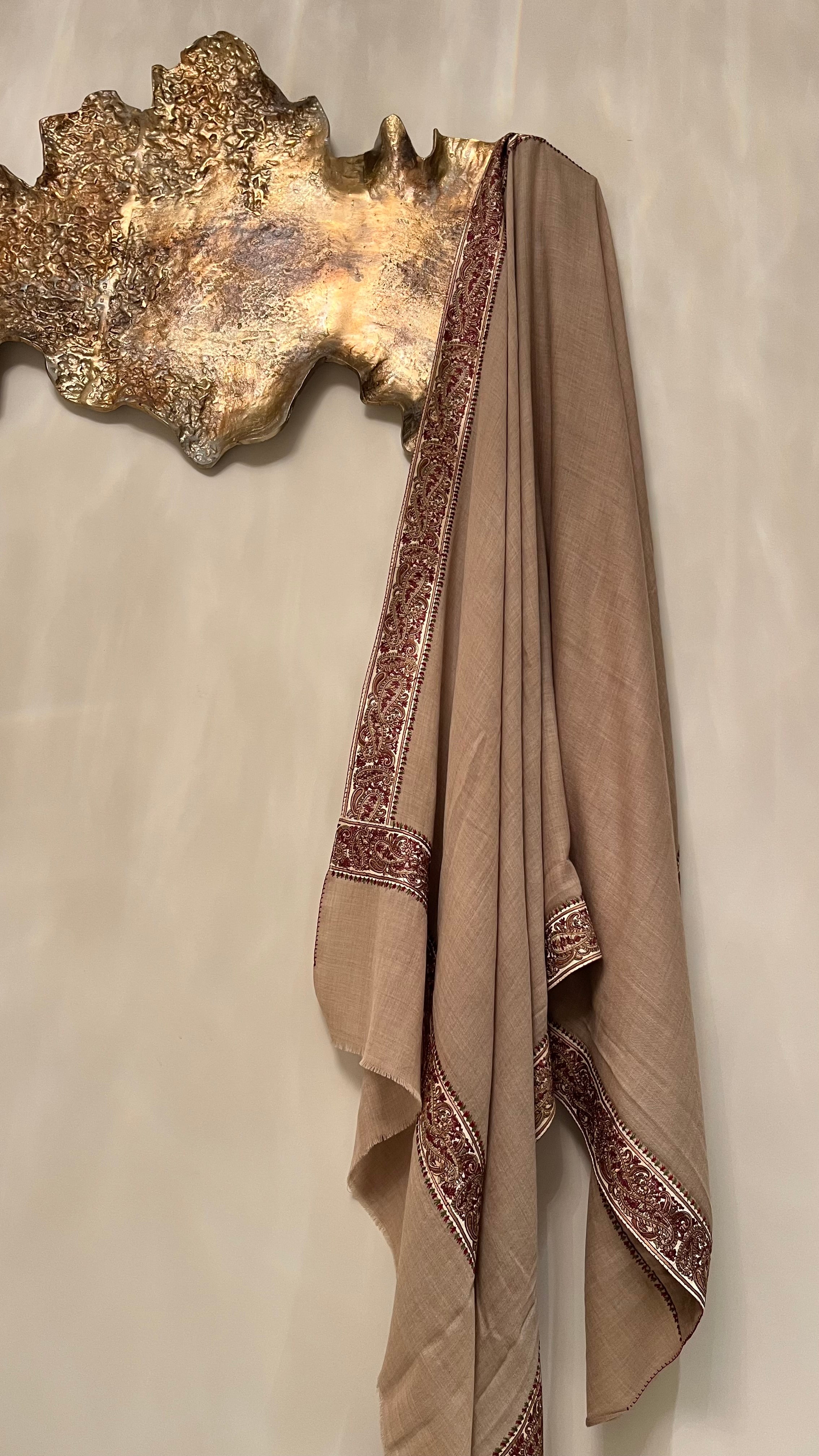 Pashmina-Kashmiri embroidered Shawl
