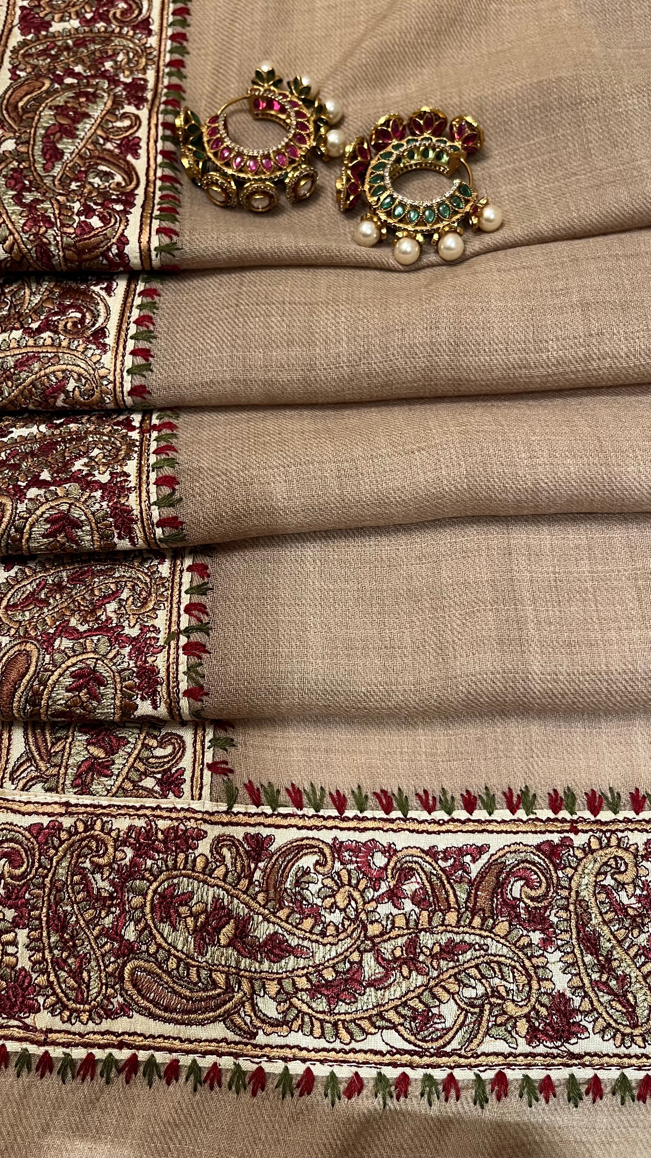 Pashmina-Kashmiri embroidered Shawl